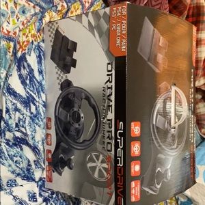 STEERING WHEEL FOR PS4, PS3, PC,XBOX ONE